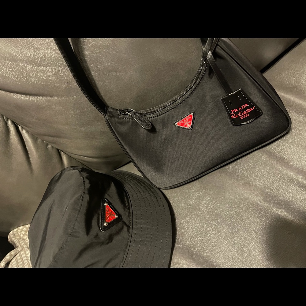Prada set (Bag and hat)